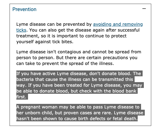 Can You Donate Blood If You Have Lyme Disease