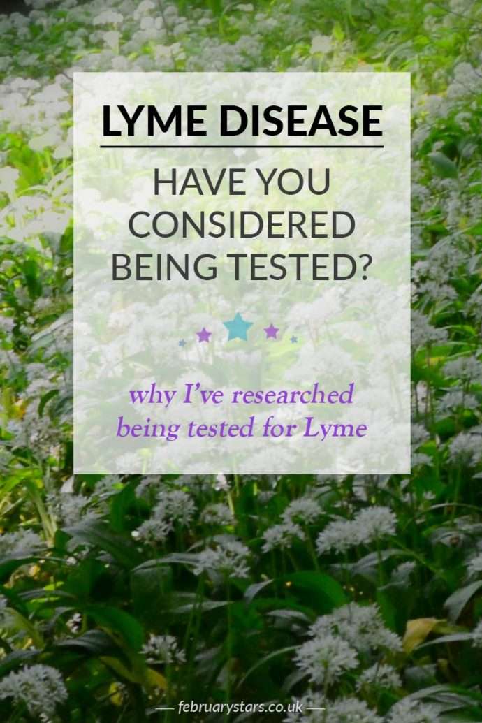 Have you ever considered being tested for Lyme disease?  ...