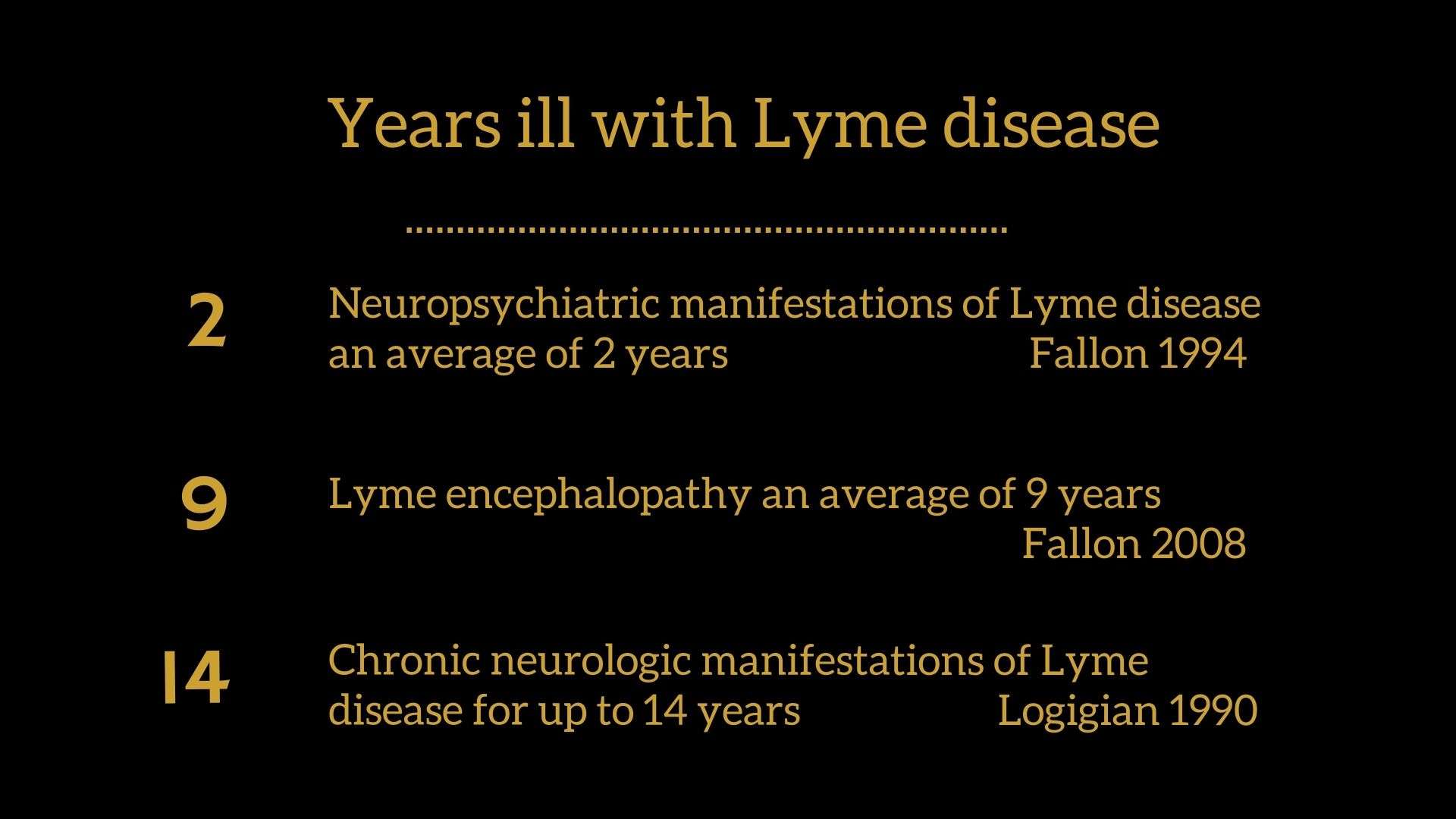 How long do symptoms of Lyme disease last?