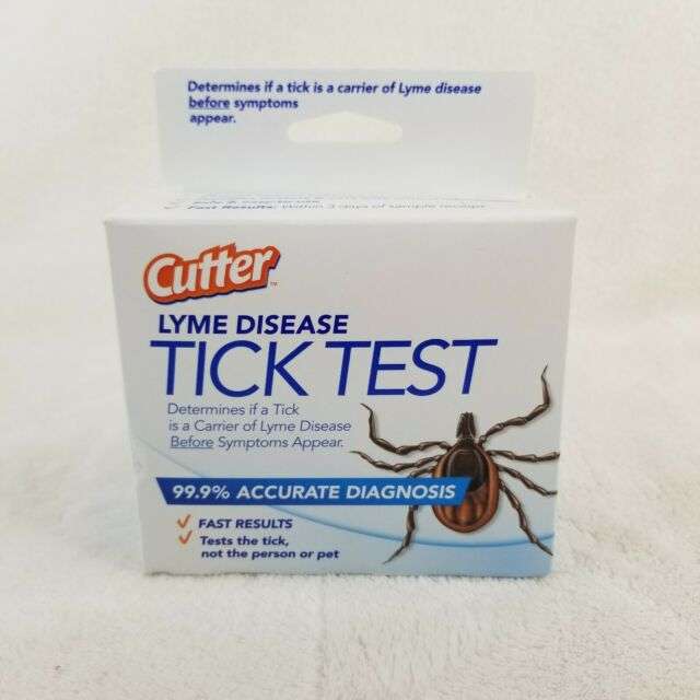 Cutter Lyme Disease Tick Test Kit 99.9 Accurate Diagnosis ...