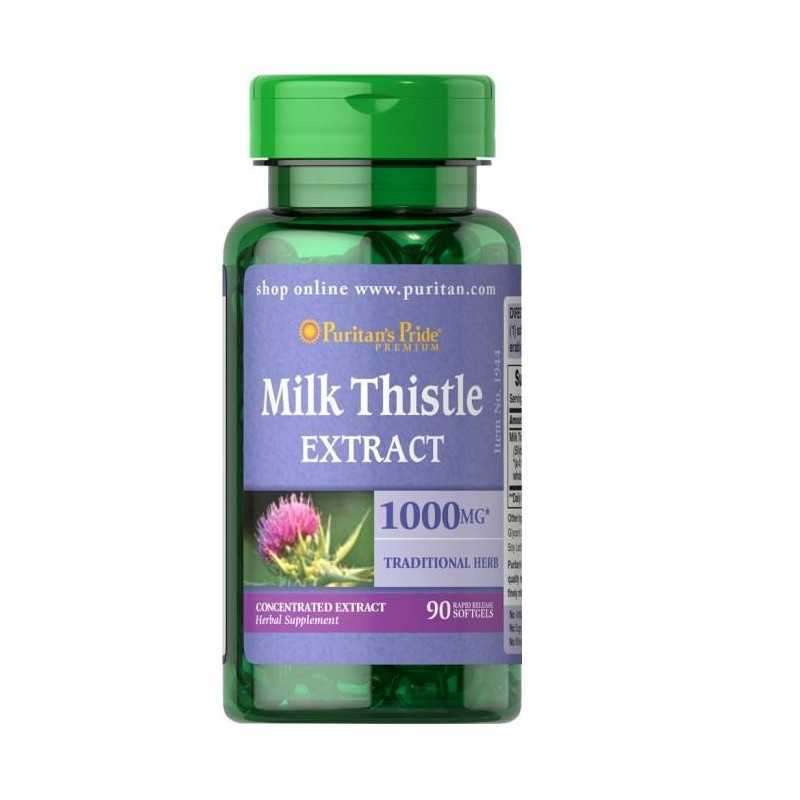 Milk Thistle Extract 1000 mg, 90 softgels, Lyme disease, Buhner