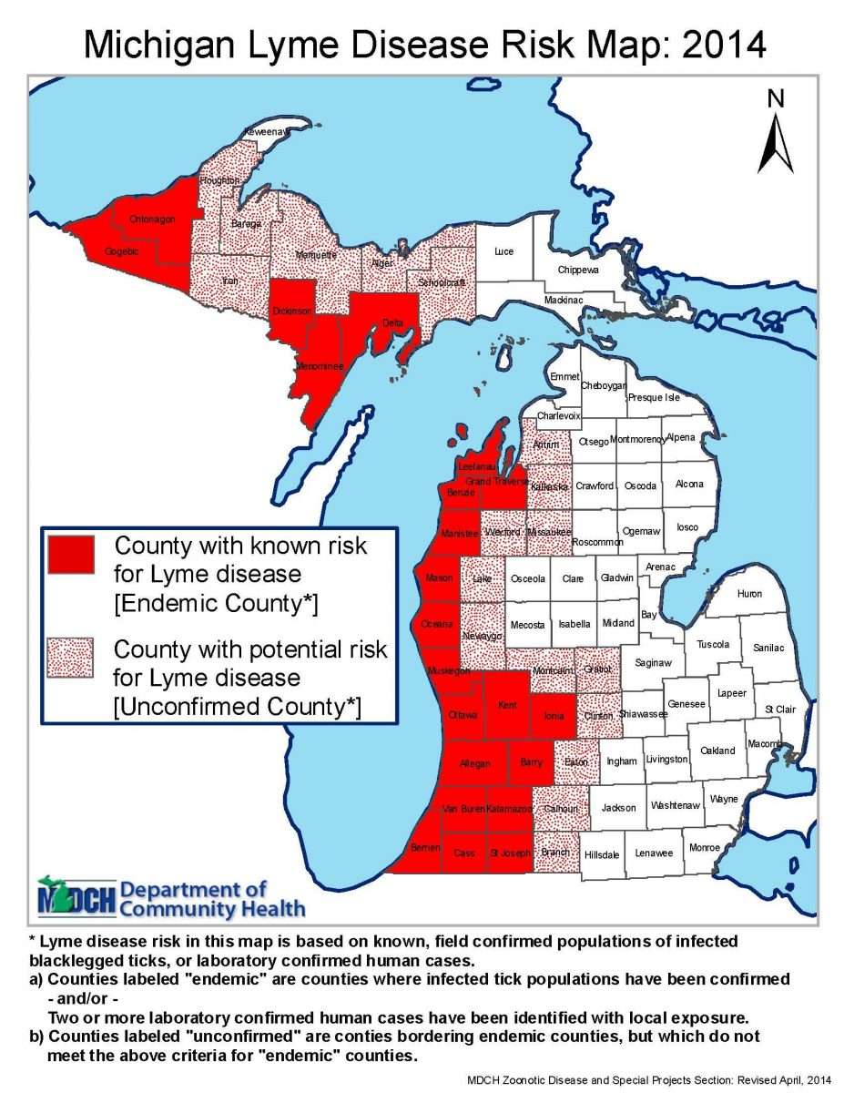 More Ticks Could Lead To More Disease In Southwest Michigan