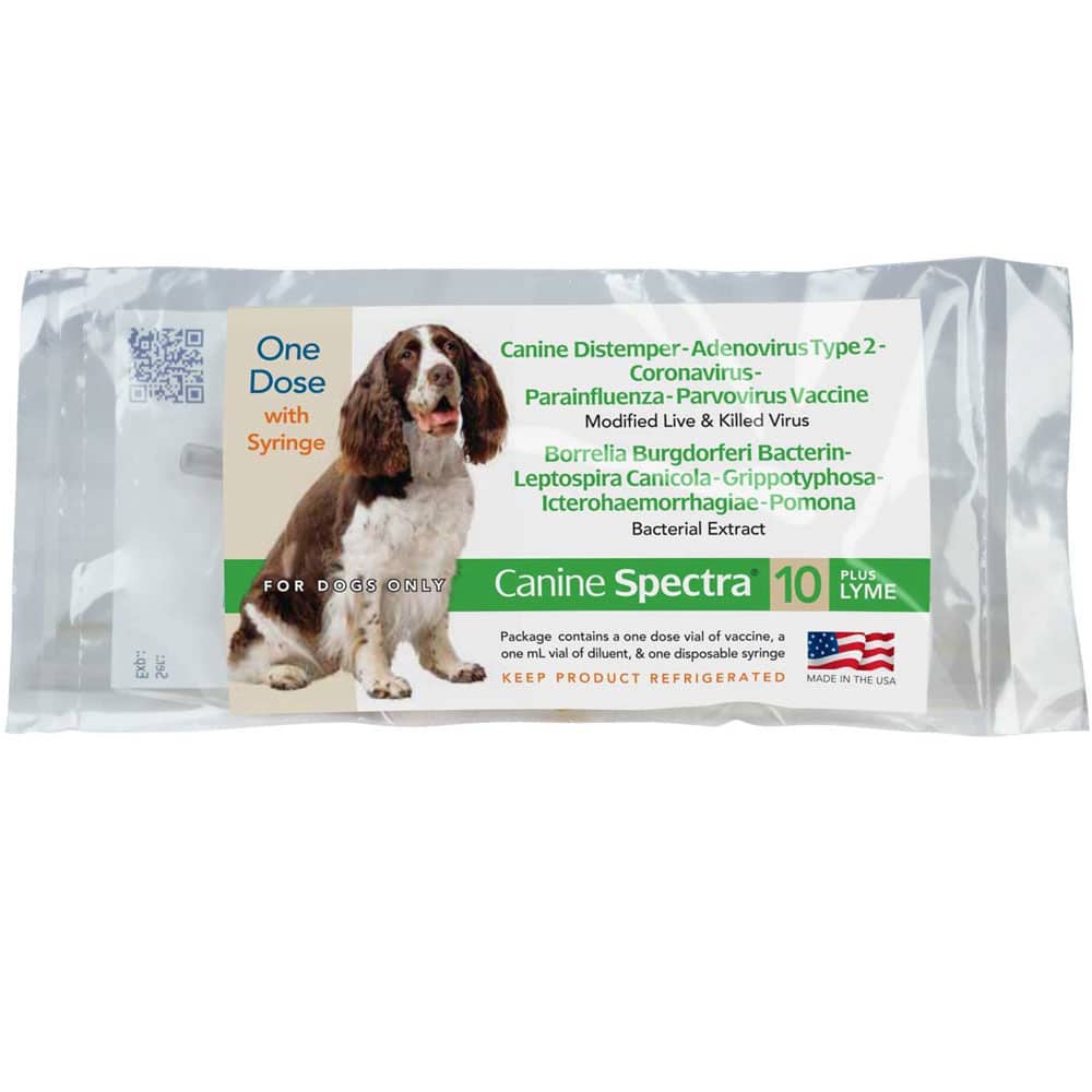 Canine Spectra 10 Plus Lyme Dog Vaccine 1 Dose