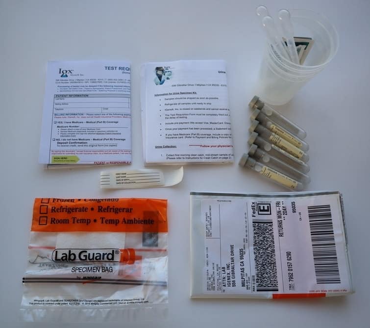 Urine Collection Kit for Lyme &  Tickborne Disease Test