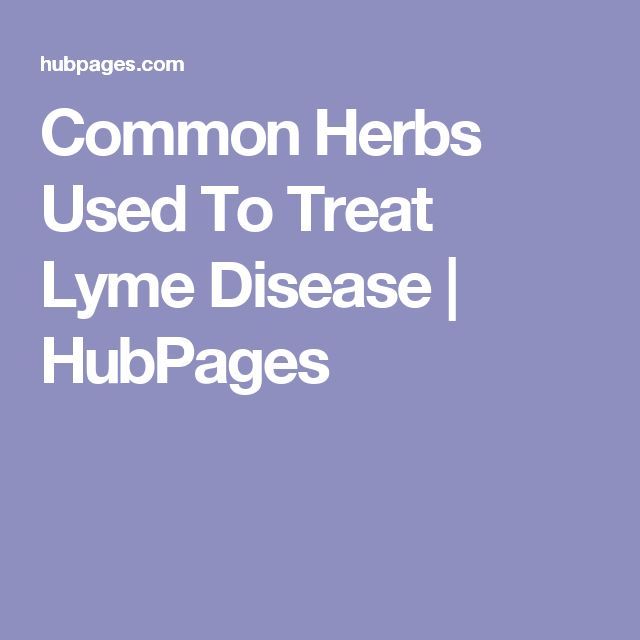Common Herbs Used to Treat Lyme Disease